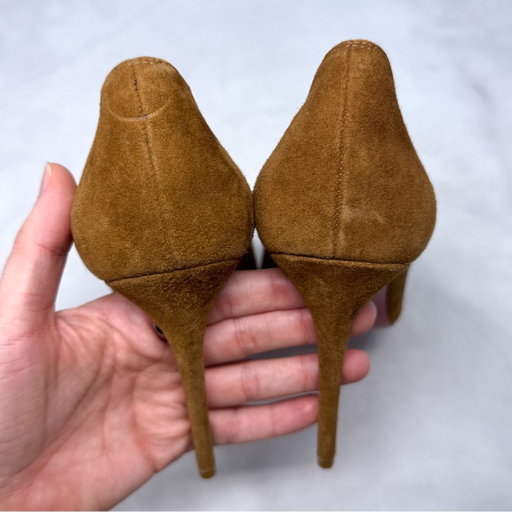 Christian Louboutin Pigalle Follies 100 Suede Pointed Toe Stiletto Heel Pumps 40 - Picture 9 of 15